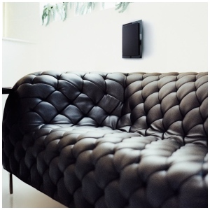 Waterfall Audio Hurricane In Wall Glass Nero – Diffusore da Incasso in Vetro