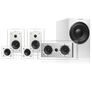 Waterfall Audio Pack 3 Bianco – Kit Diffusori Home Theater 5.1