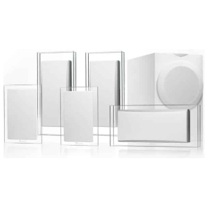 Waterfall Audio Pack 4 Bianco – Kit Diffusori Home Theater 5.1