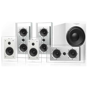 Waterfall Audio Pack 4 Bianco – Kit Diffusori Home Theater 5.1