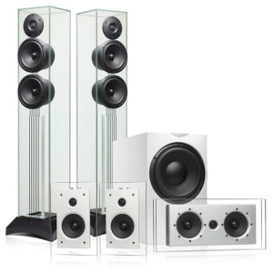 Waterfall Audio Pack 5 Bianco – Kit Diffusori Home Theater 5.1