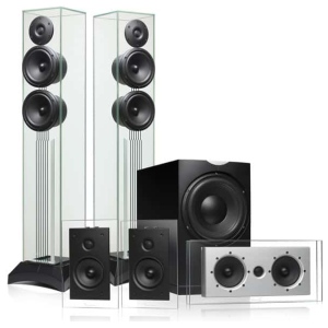 Waterfall Audio Pack 5 Nero – Kit Diffusori Home Theater 5.1