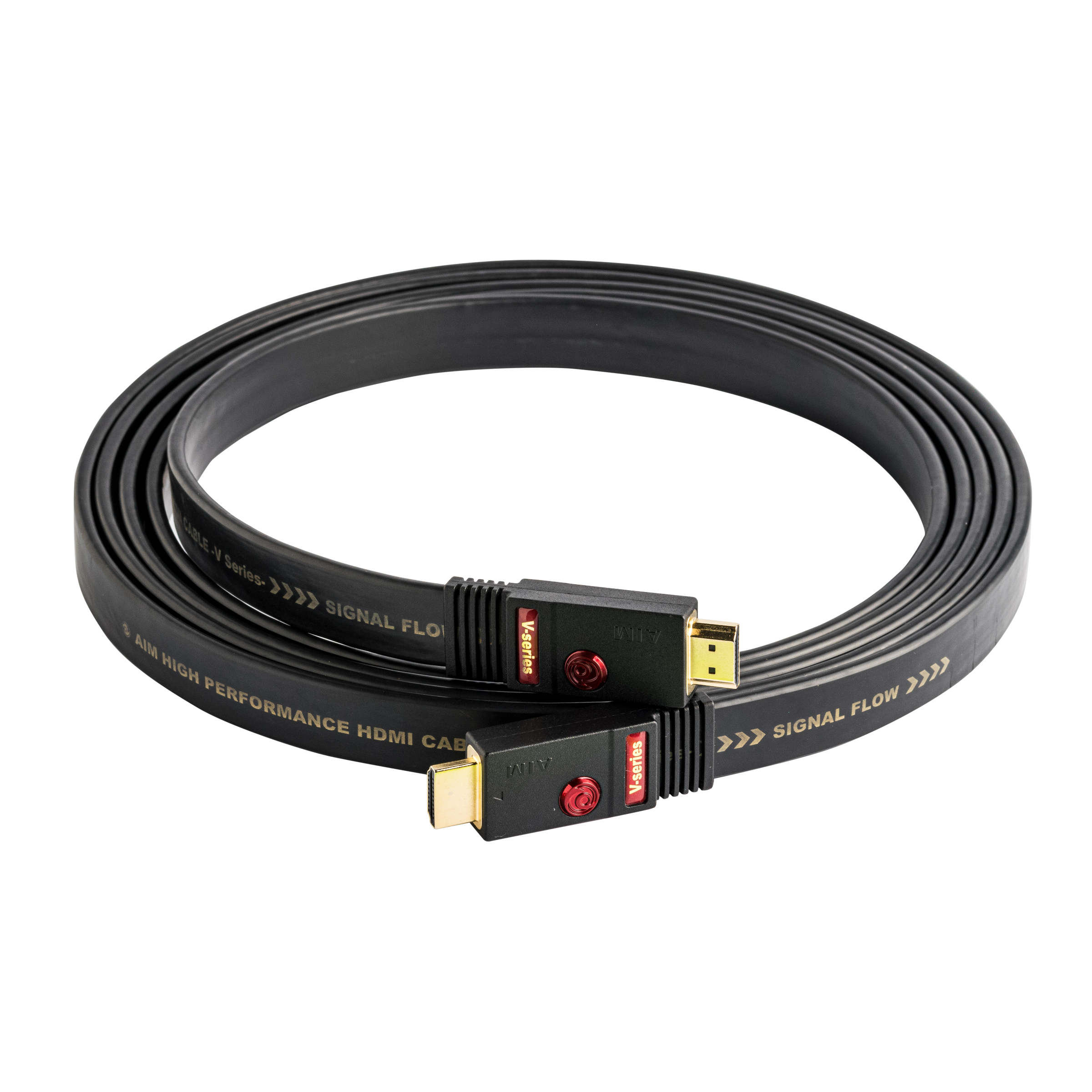 AIM FLV 8K – Cavo HDMI Piatto in Argento 8K – immagine 2 AIM FLV 8K – Cavo HDMI Piatto in Argento 8K - immagine 2