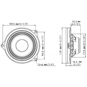 Alpine DP2-45-B – Altoparlanti Coassiali 12 cm BMW - immagine 2