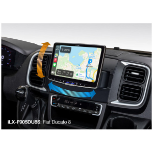 Alpine ILX-F905DU8S – Sistema Multimediale 9″ Swivel Ducato 8 - immagine 2