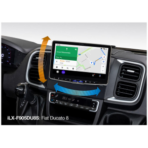 Alpine ILX-F905DU8S – Sistema Multimediale 9″ Swivel Ducato 8 - immagine 3