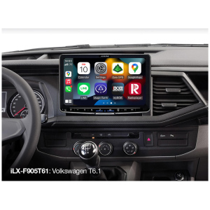 Alpine ILX-F905T61 – Sistema Multimediale 9″ VW T6.1