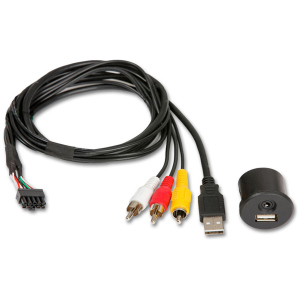 Alpine KCU-1A – Prolunga USB/AUX 1 m