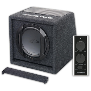 Alpine SWE-815 – Subwoofer Amplificato in Cassa 20 cm