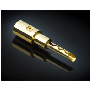 Analysis Plus Big Gold BFA Banana Plug connettore a banana placcato oro