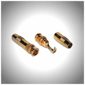 Analysis Plus 75 Ohm BNC connettore BNC placcato oro