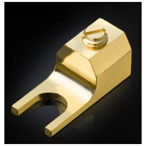 Analysis Plus Gold T1 Spade connettore a forcella placcato oro
