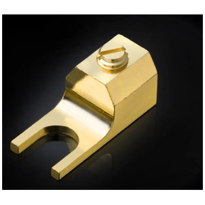 Analysis Plus Gold T1 Spade connettore a forcella placcato oro