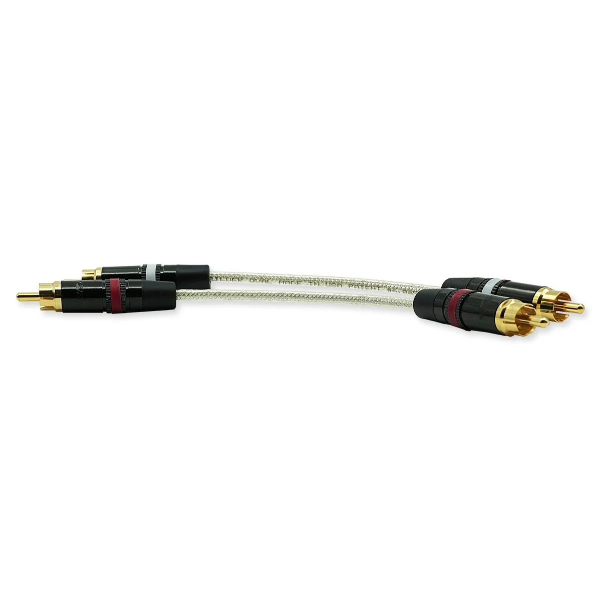 Analysis Plus Micro Silver RCA Dac-Amp cavo RCA corto Analysis Plus Micro Silver RCA Dac-Amp cavo RCA corto