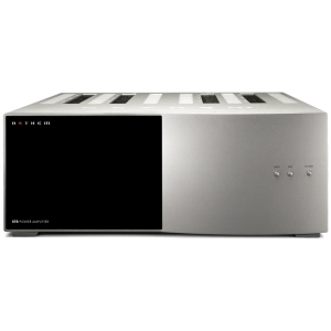 Anthem STR Power Amplifier – finitura argento, vista frontale