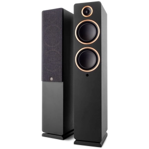 Argon Audio Fenris A55 diffusori attivi da pavimento – vista principale, finitura nera