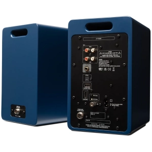Argon Audio Forte A4 WiFi diffusori attivi Wi-Fi – seconda vista, finitura blu