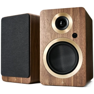 Argon Audio Forte A5 WiFi diffusori attivi Wi-Fi – vista principale, finitura noce