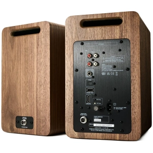 Argon Audio Forte A5 WiFi diffusori attivi Wi-Fi – seconda vista, finitura noce