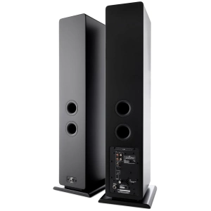 Argon Audio Forte A55 MK2 diffusori attivi da pavimento – seconda vista, finitura nera
