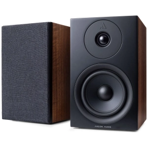 Argon Audio Forus 5 diffusore passivo da scaffale – noce, vista frontale