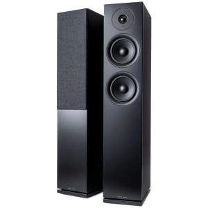 Argon Audio Forus 55 diffusore da pavimento – vista frontale, finitura nero