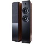 Argon Audio Forus 55 diffusore da pavimento – vista frontale, finitura noce