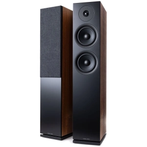 Argon Audio Forus 55 diffusore da pavimento – vista frontale, finitura noce