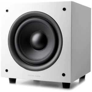 Argon Audio Malmö Sub6 subwoofer attivo – vista principale, finitura bianco