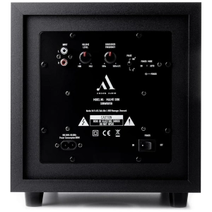 Argon Audio Malmö Sub6 subwoofer attivo – terza vista, finitura nero