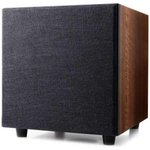 Argon Audio Malmö Sub6 subwoofer attivo – seconda vista, finitura noce