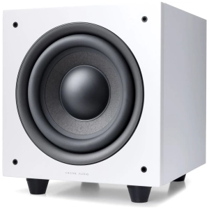 Argon Audio Malmö Sub8 subwoofer attivo – vista principale, finitura bianco