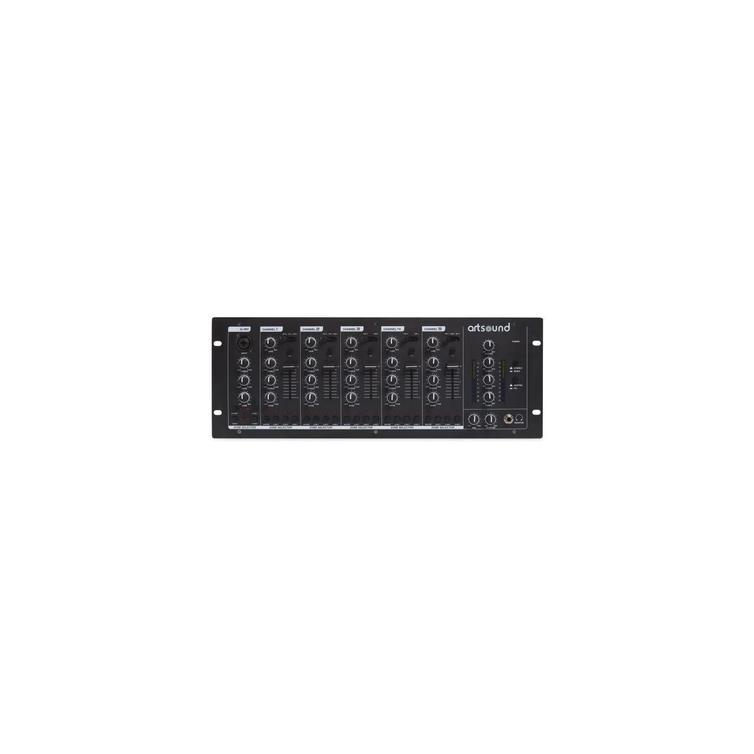 ArtSound MIKS6.4 – Mixer Audio 6 Canali per 4 Zone ArtSound MIKS6.4 – Mixer Audio 6 Canali per 4 Zone