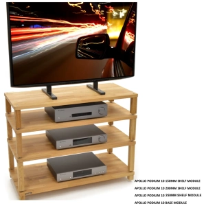Atacama Apollo Podium 10 mobile porta TV e hi-fi in quercia – foto 4