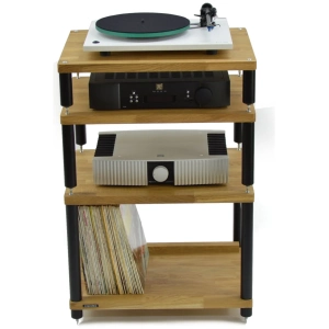 Atacama Apollo Storm 6 Vinyl Storage mobile porta vinili in quercia – foto 4