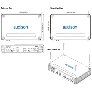 Audison AF M1D – Amplificatore Mono Classe D - immagine 3