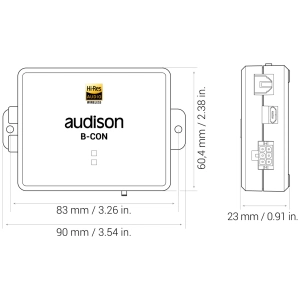 Audison B-CON II – Ricevitore Bluetooth Hi-Res - immagine 3