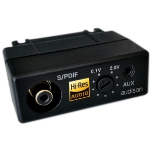 Audison C2O – Convertitore Coassiale/AUX - S/PDIF Toslink 2 In / 1 Out