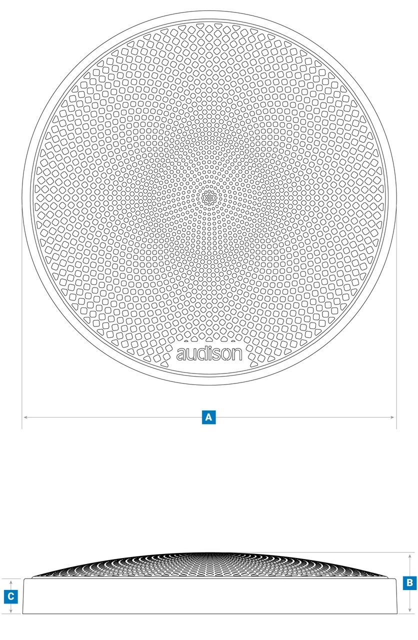 Audison THG 6.5 II – Coppia di Griglie per TH 6.5 II – immagine 2 Audison THG 6.5 II – Coppia di Griglie per TH 6.5 II - immagine 2