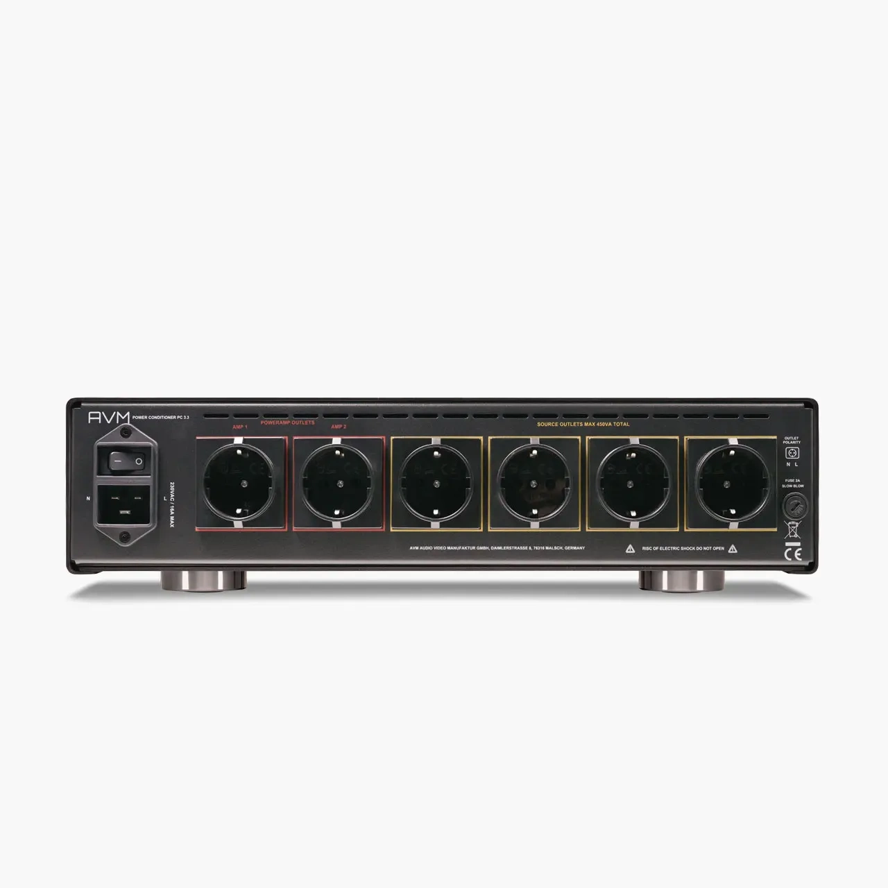 AVM Condition PC 3.3 Black – power conditioner con display – immagine 3 AVM Condition PC 3.3 Black - power conditioner con display - immagine 3