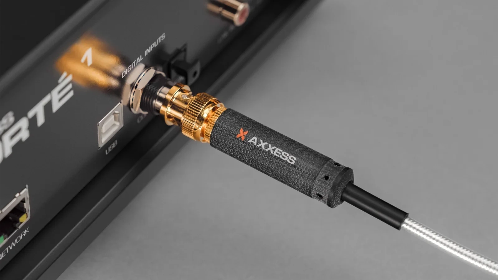 Axxess Digital Cable BNC cavo digitale – collegato a un Axxess Forté Axxess Digital Cable BNC cavo digitale – collegato a un Axxess Forté