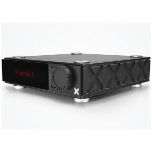 Axxess Forté 1 amplificatore integrato con streamer – vista frontale angolata