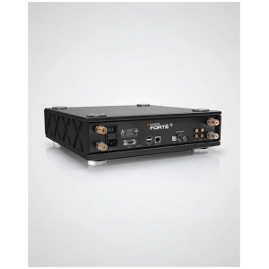 Axxess Forté 3 amplificatore integrato con streamer – pannello posteriore, vista angolata