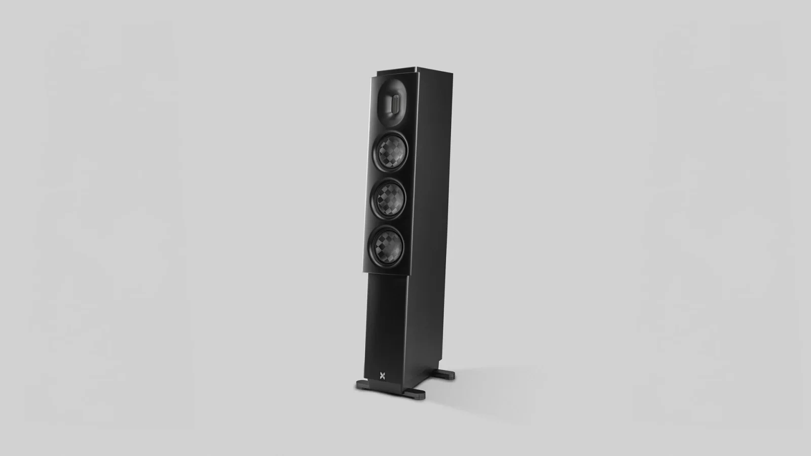 Axxess L3 diffusori da pavimento – vista frontale angolata Axxess L3 diffusori da pavimento – vista frontale angolata