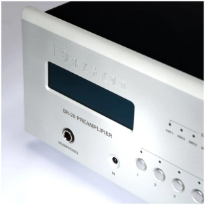 Bryston BR-20 preamplificatore con DAC e streamer frontale argento – foto 5