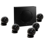 Cabasse Eole 4 5.1 System – Kit Diffusori Home Theater con Subwoofer Lipari 21 – nero opaco