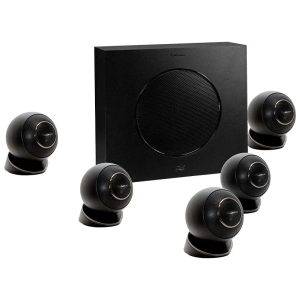 Cabasse Eole 4 5.1 System – Kit Diffusori Home Theater con Subwoofer Lipari 21 – nero opaco