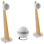 Cabasse System Riga 2 – Pearl Sub – Sistema Stereo 2.1 con Subwoofer Connesso – bianco