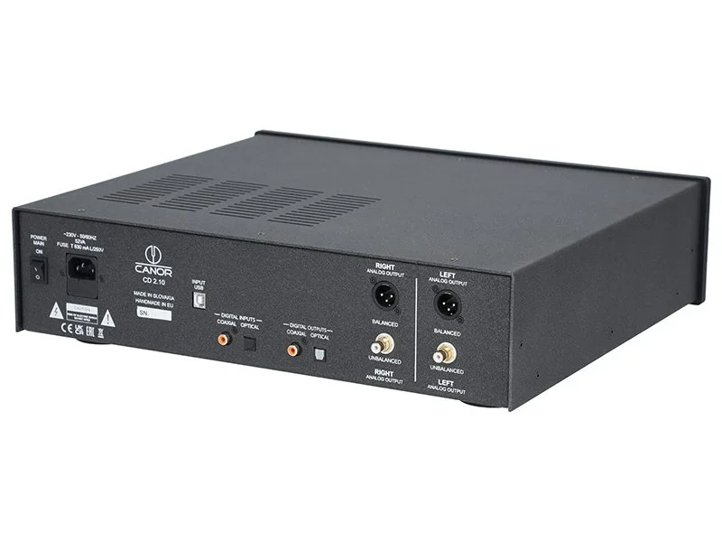 Canor CD 2.10 lettore CD e DAC a valvole Canor CD 2.10 lettore CD e DAC a valvole