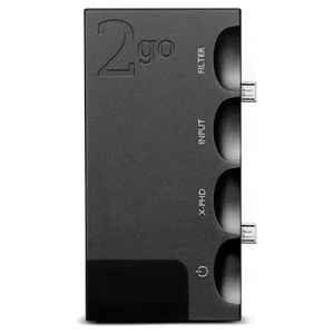Chord Electronics 2go – Black, vista frontale